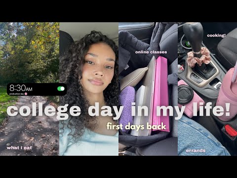 productive college day in my life 📚 | what I eat, studying, errands & more 