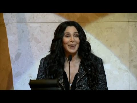Cher campaigns for Hillary Clinton in Michigan