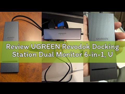 Review UGREEN Revodok Docking Station Dual Monitor 6-in-1, USB C Hub with Dual HDMI, Up to 8K@30Hz,