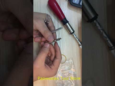 Semi-automatic 260MM Spiral Screw Driver Hand Pressing Ratchet Screwdriver with Slotted Phillips bit