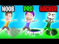 Can We Go NOOB vs PRO vs HACKER In FLIP JUMP STACK!? (MAX LEVELS!)