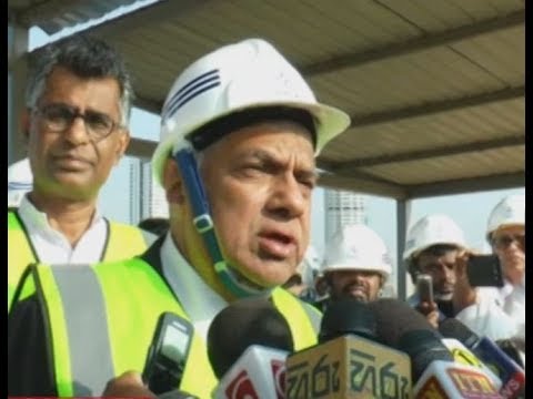 PM engages in inspection tour of Colombo Financial City (English)