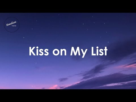 Daryl Hall & John Oates - Kiss on My List (Lyrics)