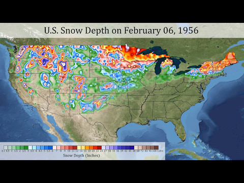 Daily U.S. Snow Depth 1950-2015