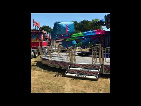 Stevens Funfair build up wboro carnival 2018