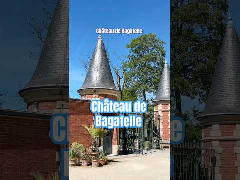 Château de Bagatelle #paris #france #bagatelle #park #paristravel #paristourism #francetourism