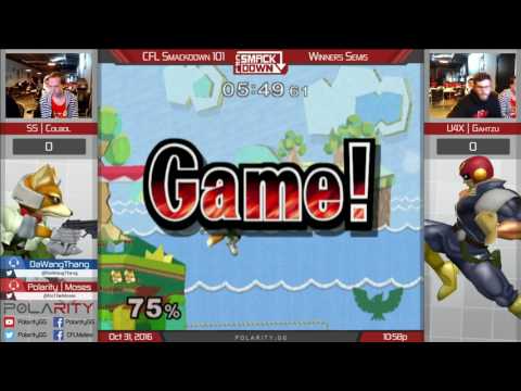 CFL Smackdown 101 Melee - U4X Gahtzu (Falcon) vs SS Colbol (Fox) - Winners Semis