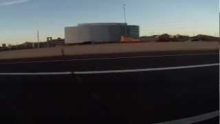 preview picture of video 'I-10 Papago Freeway to Loop 202, Red Mountain Freeway access ramp during Rush Hour, Phoenix, AZ'