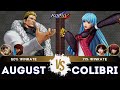 KOF XV ️AUGUST Yamazaki Vice Antonov Vs COLIBRI Kula Yuri O Chris ️Replay Match 09 25