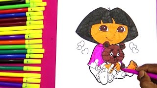 Dora The Explorer Coloring Pages
