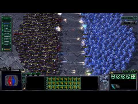 StarCraft 2: 500 Marauders vs 500 Stalkers!?