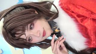 東京ゲームショウ2024 アッシュエコーズブース 華蓮役 DollyDuDu コスプレコンパニオン4K