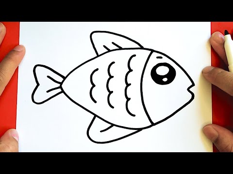 COMO DESENHAR UM PEIXE BONITO