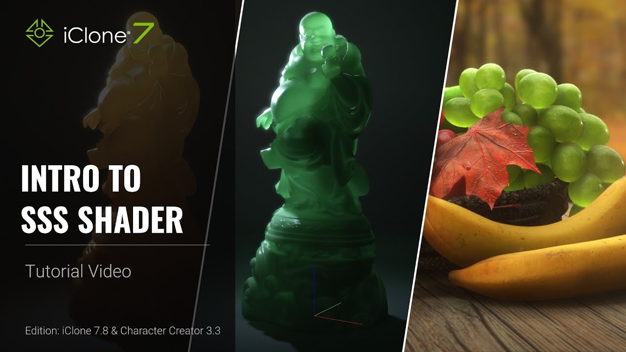 iClone 7.8 & CC 3.3 Tutorial - Intro to SSS Shader
