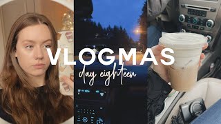 VLOGMAS DAY 18: productive day running errands!