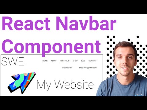React Navbar and Header Component | Tutorial