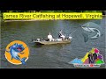 James River Catfishing in Hopewell, Virginia