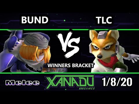 S@X 336 SSBM - Bund (Sheik) Vs. TLC (Fox) Smash Melee Winners Rd 1