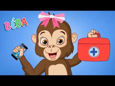BÉBA - Pět malých opiček / Zábavná písnička k tancování pro malé děti