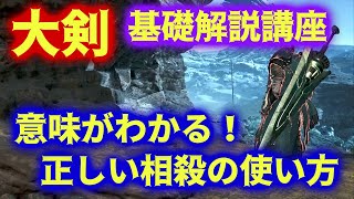 浪速の解説プロによる"大剣"基礎解説講座～正しい相殺の使い方～【MHワイルズ】