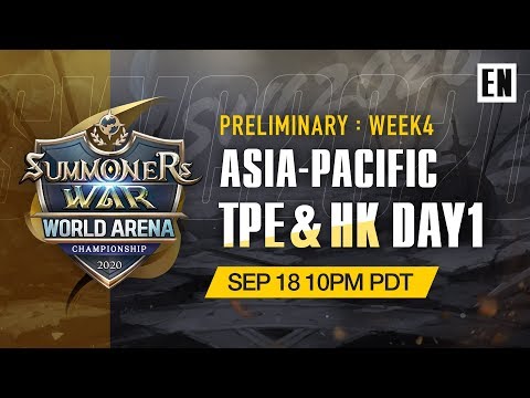 [EN] SWC2020 APAC TPE&HK Preliminary DAY1 | Summoners War | 서머너즈 워