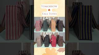 TOMORROW 🍁 FALL BOXY TOTES WILL BE AVAILABLE! #linkinbio #fall #totebag