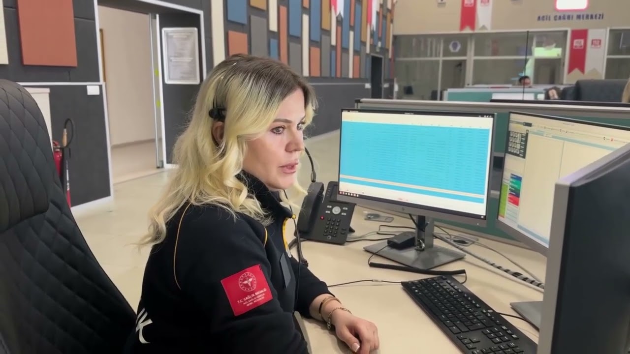Osmaniye'de 112 Acil Çağrı Merkezi Operatörü telefonda hayat kurtardı