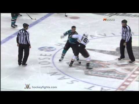 George Parros vs Frazer McLaren Nov 9, 2010 - Anaheim feed