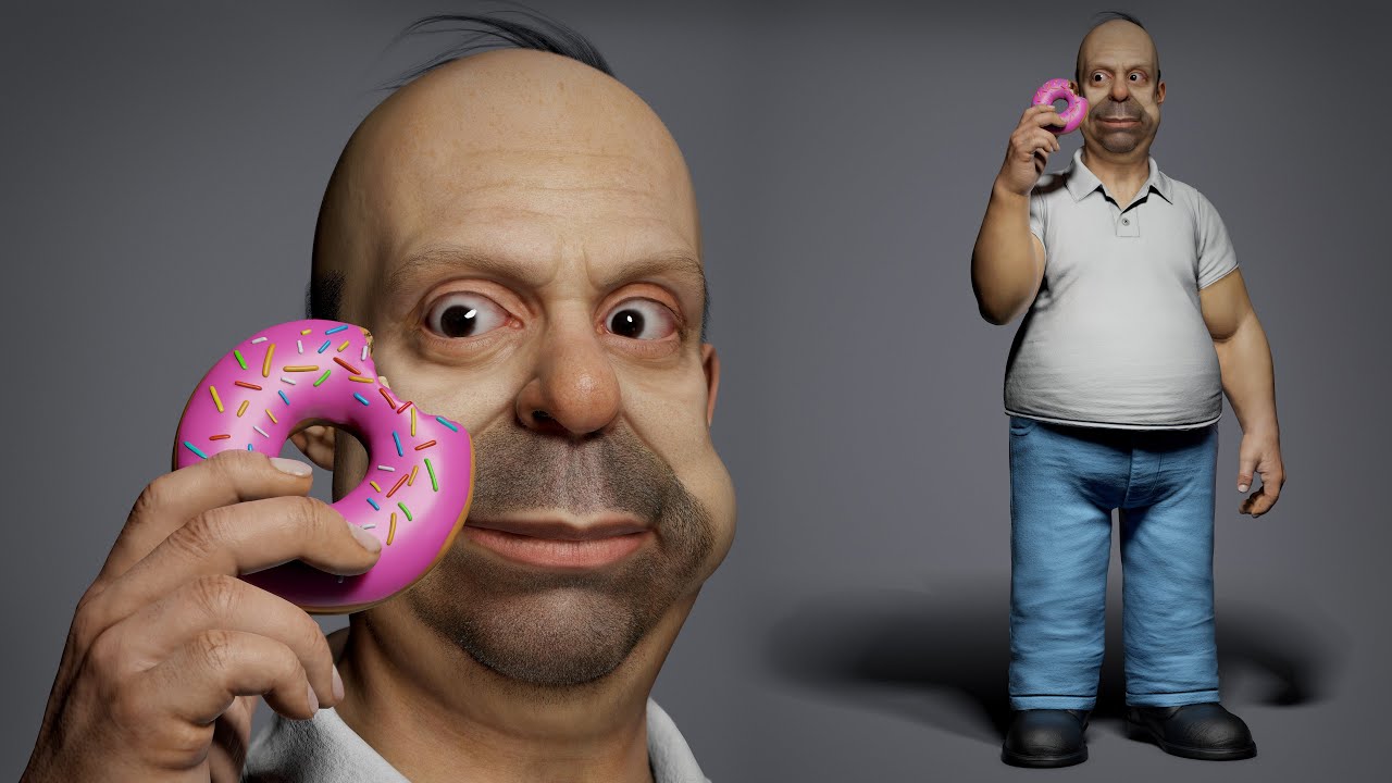 Artist turns old GTA characters into lifelike 3D models