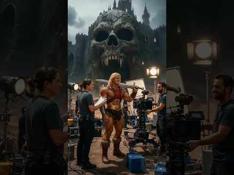 Behind the scenes of the live-action Masters of the Universe #heman #shera #iaretro #movie