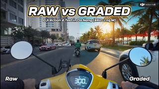 RAW vs Graded – DJI Action 4 Test in Da Nang (4K D-Log M)
