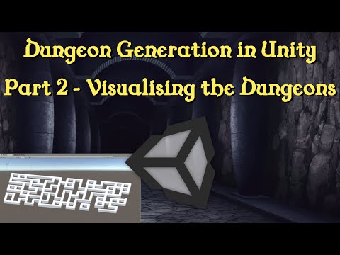 Random Dungeon Generation in Unity - Part 2 - Visualising the Dungeons!