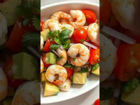 Shrimp Salad Recipe 🦐 | Fresh, Healthy & Easy Seafood Salad #seafoodrecipes