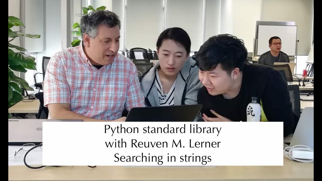 Python standard library: Searching in strings