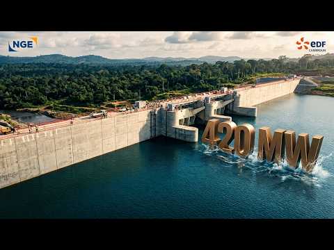 Mise en eau du barrage de Nachtigal