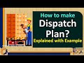 How to make Dispatch Plan? | Goods Delivery Plan | PPC | Stores | Explained with example