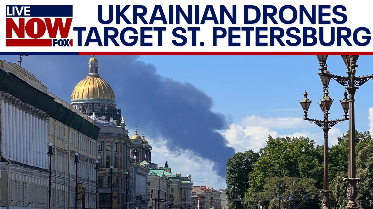 Ukraine launches drones toward St. Petersburg