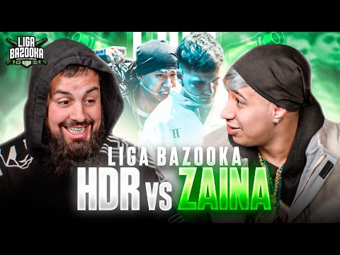 "TODOS ME QUERÍAN VER PERDER" | REACCIÓN ft HDR a ZAINA VS HDR | #LIGABAZOOKA J8 GRAN REX 2024💥