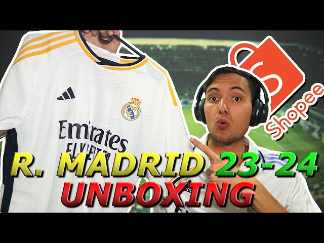 Vídeo relacionado con Real Madrid Camiseta Primera Equipación de la Temporada 2023-2024 - Replica Oficial con Licencia Oficial - Niño (6 Años)