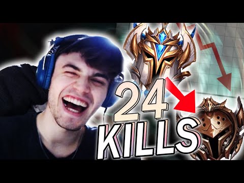 MAKING CHALLENGER PLAYERS LOOK LIKE BRONZE | 24 KILLS | League of Legends