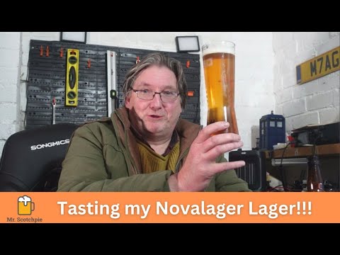 Tasting My Novalager Lager