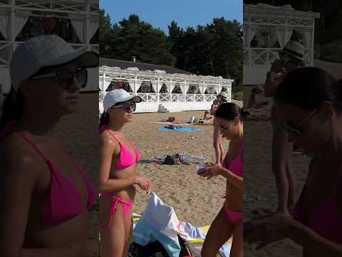 Beach walk in Russia 4k