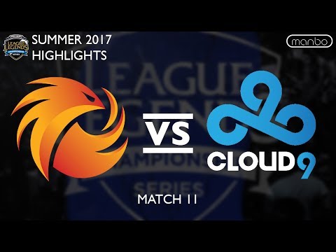 P1 vs C9 All Games Highlights NA LCS Summer 2017 Phoenix 1 vs Cloud 9 LoL eSports