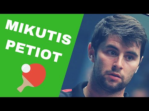 MIKUTIS Tomas (Defense) - PETIOT Jeremy 1/2 BELGIUM CUP 2018 2019 TABLE TENNIS