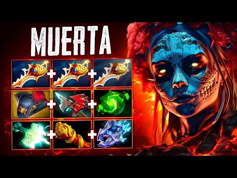 +2 Hours Defending Mega Creeps Muerta Comeback With Divine Rapier 31 Kills | Dota 2 Gameplay