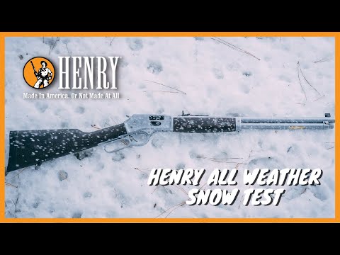 Henry All-Weather. Will it work covered in snow? #huntwithahenry #henryrifles