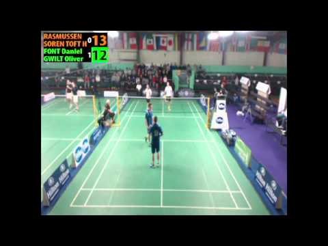 Fyffes Irish Future Series - Mens Doubles Semi Final, Set 2 (Rasmussen & Toft vs Font & Gwilt)