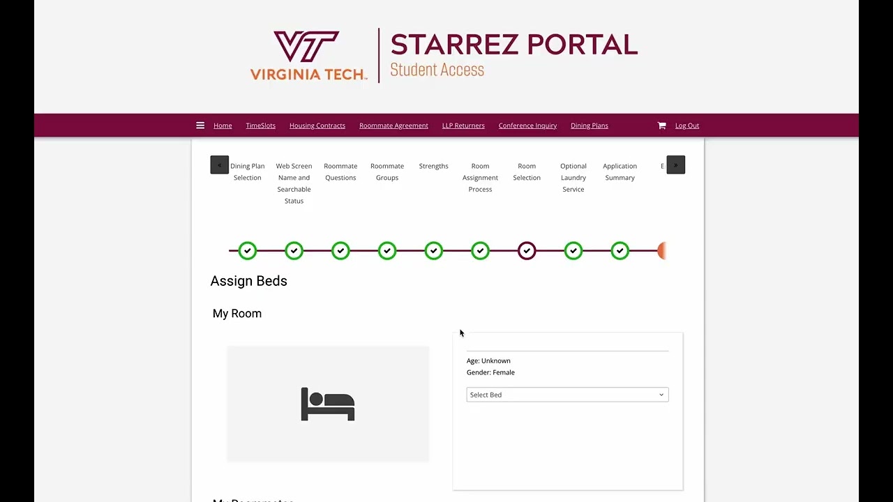 StarRez Room Selection Tutorial