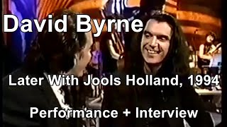David Byrne on Jools Holland (1994)