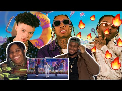 Swae Lee, Tyga, Lil Mosey - Krabby Step (Music From "Sponge On The Run" Movie) REACTION❗️